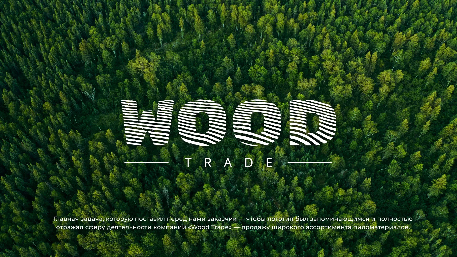 Разработка логотипа для компании «Wood Trade» в Невели