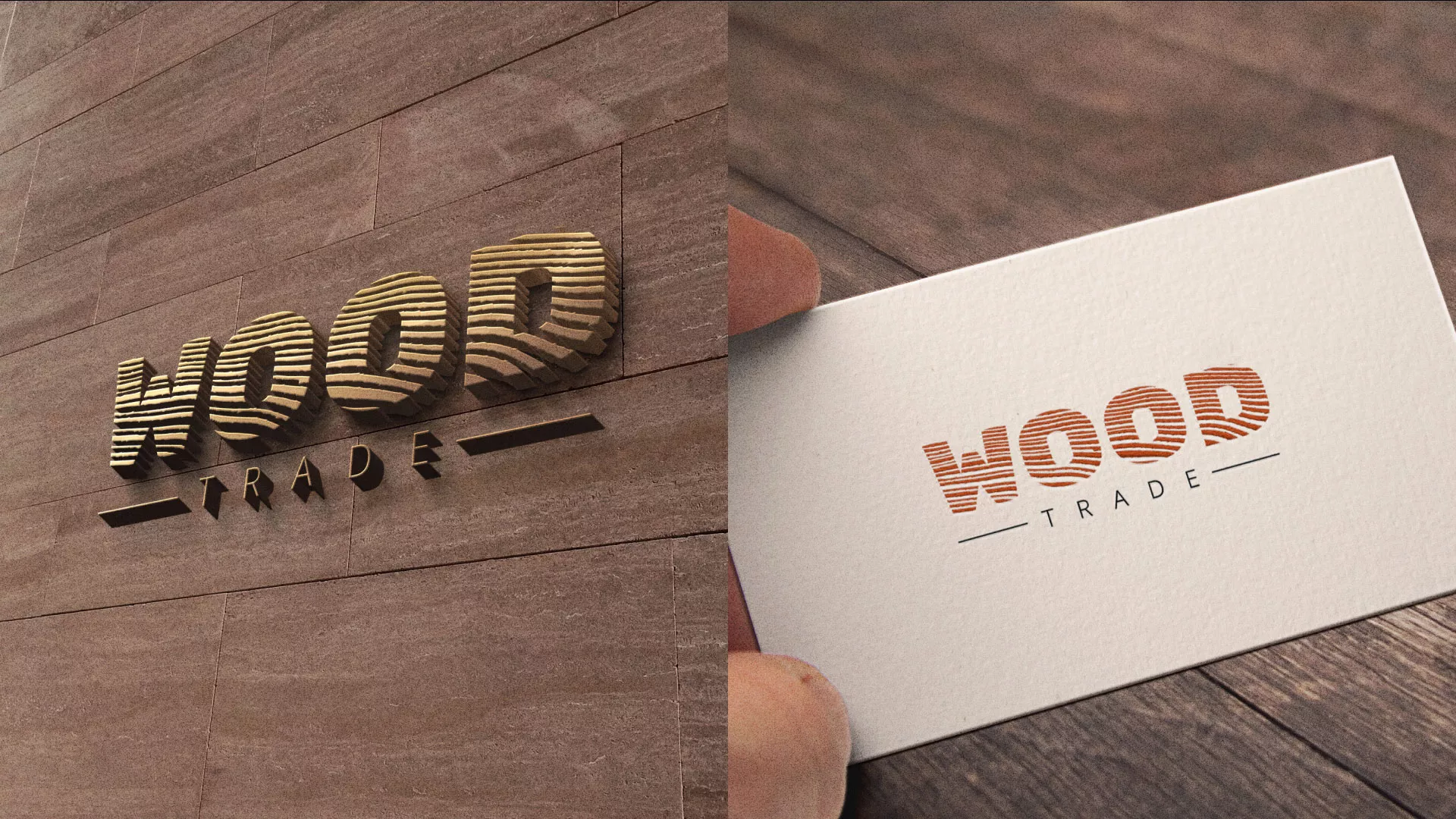 Разработка логотипа для компании «Wood Trade» в Невели