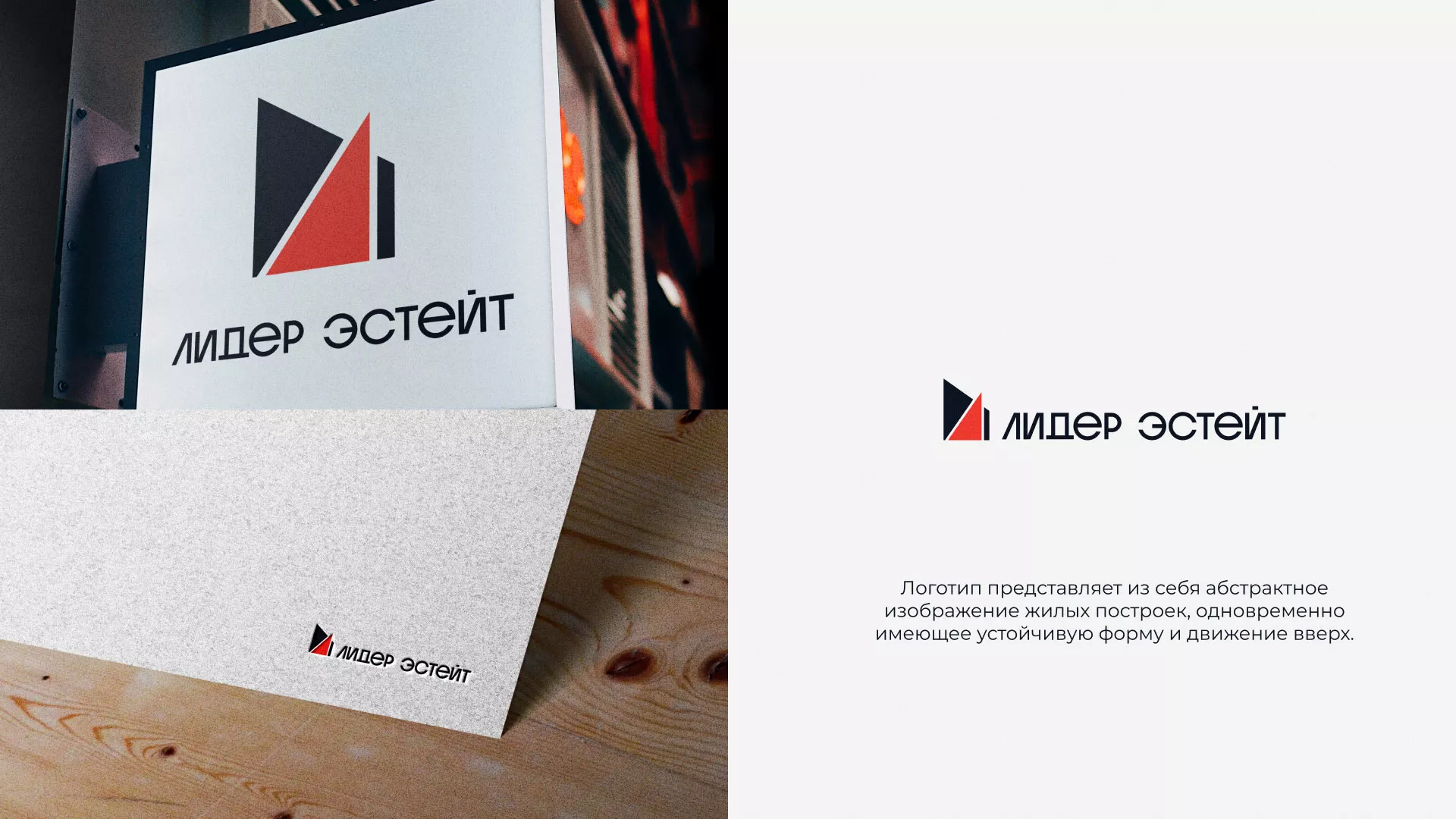 Сделали логотип для агентства недвижимости «Лидер Эстейт» в Невели